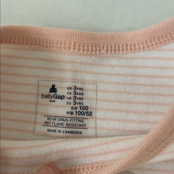 GAP lamb pajamas - Picture 3 of 4